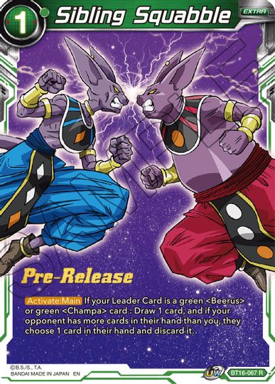 Sibling Squabble (BT16-067) [Realm of the Gods Prerelease Promos] | Devastation Store