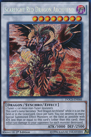 Scarlight Red Dragon Archfiend [DOCS-EN046] Secret Rare | Devastation Store