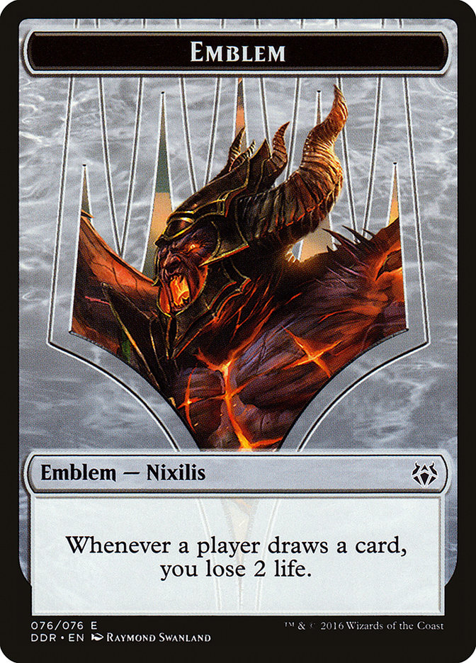 Ob Nixilis Reignited Emblem [Duel Decks: Nissa vs. Ob Nixilis] | Devastation Store