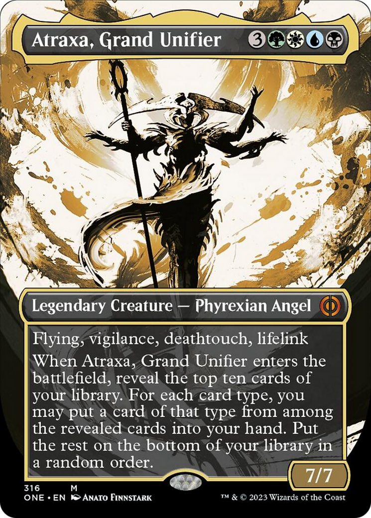 Atraxa, Grand Unifier (Borderless Ichor) [Phyrexia: All Will Be One] | Devastation Store