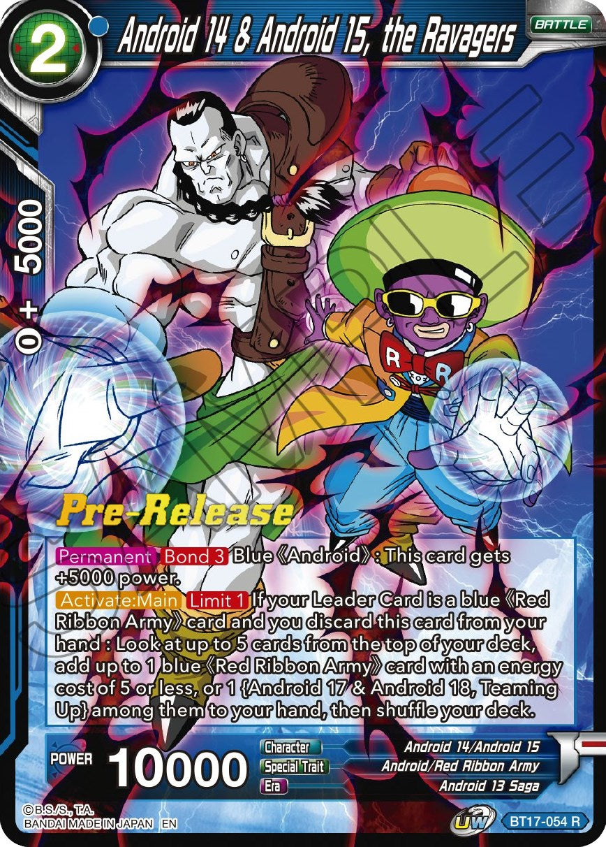 Android 14 & Android 15, the Ravagers (BT17-054) [Ultimate Squad Prerelease Promos] | Devastation Store