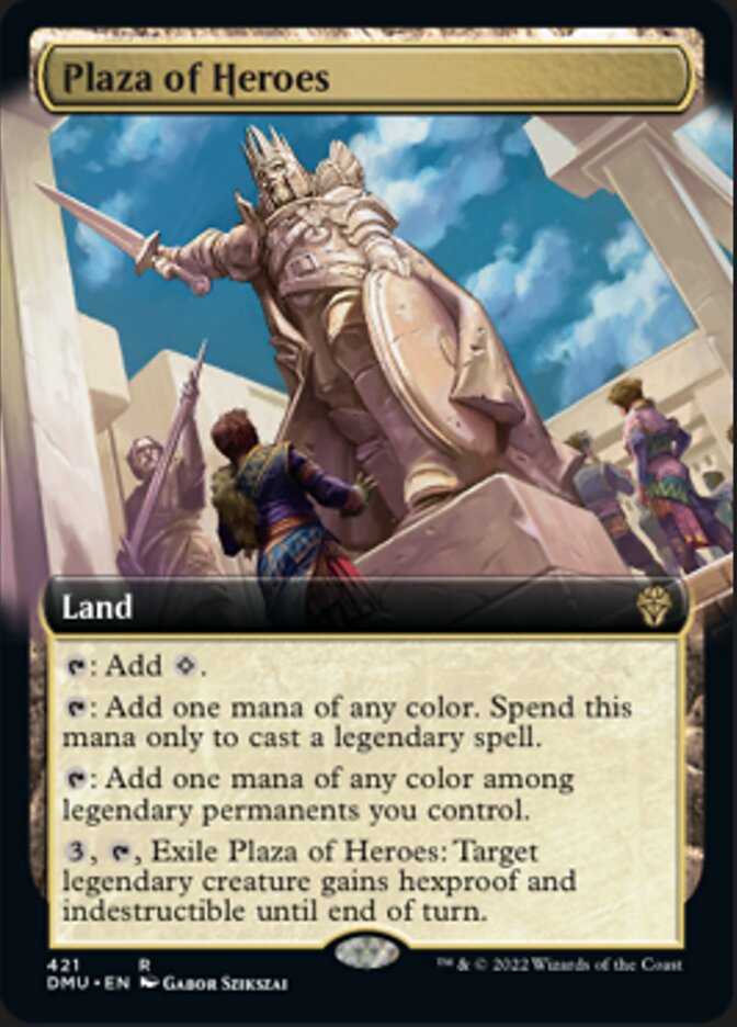Plaza of Heroes (Extended Art) [Dominaria United] | Devastation Store