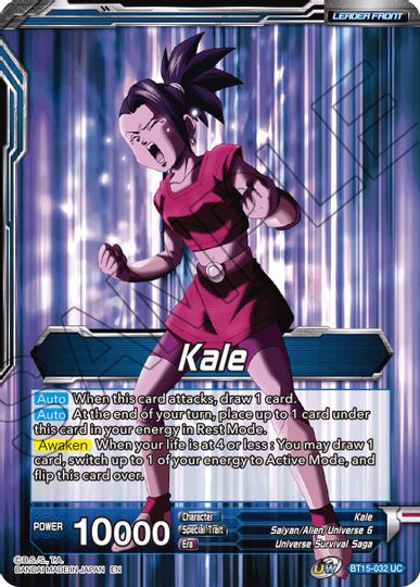 Kale // Kale, Demon of Universe 6 (BT15-032) [Saiyan Showdown Prerelease Promos] | Devastation Store