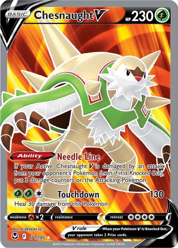 Chesnaught V (171/195) [Sword & Shield: Silver Tempest] | Devastation Store