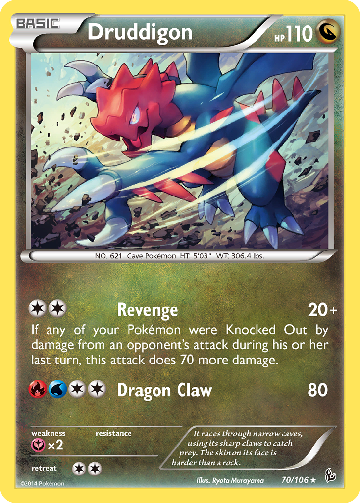 Druddigon (70/106) [XY: Flashfire] | Devastation Store