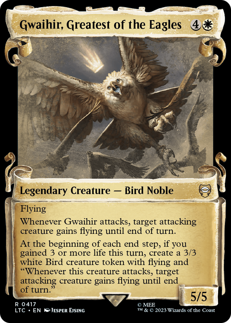 Gwaihir, Greatest of the Eagles [The Lord of the Rings: Tales of Middle-Earth Commander Showcase Scrolls] | Devastation Store