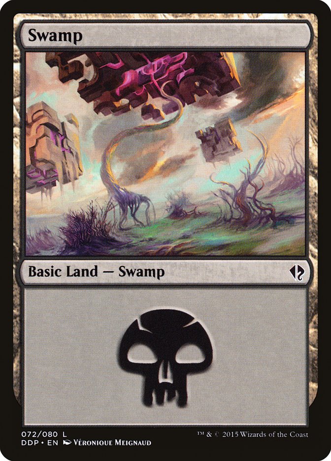 Swamp (72) [Duel Decks: Zendikar vs. Eldrazi] - Devastation Store | Devastation Store