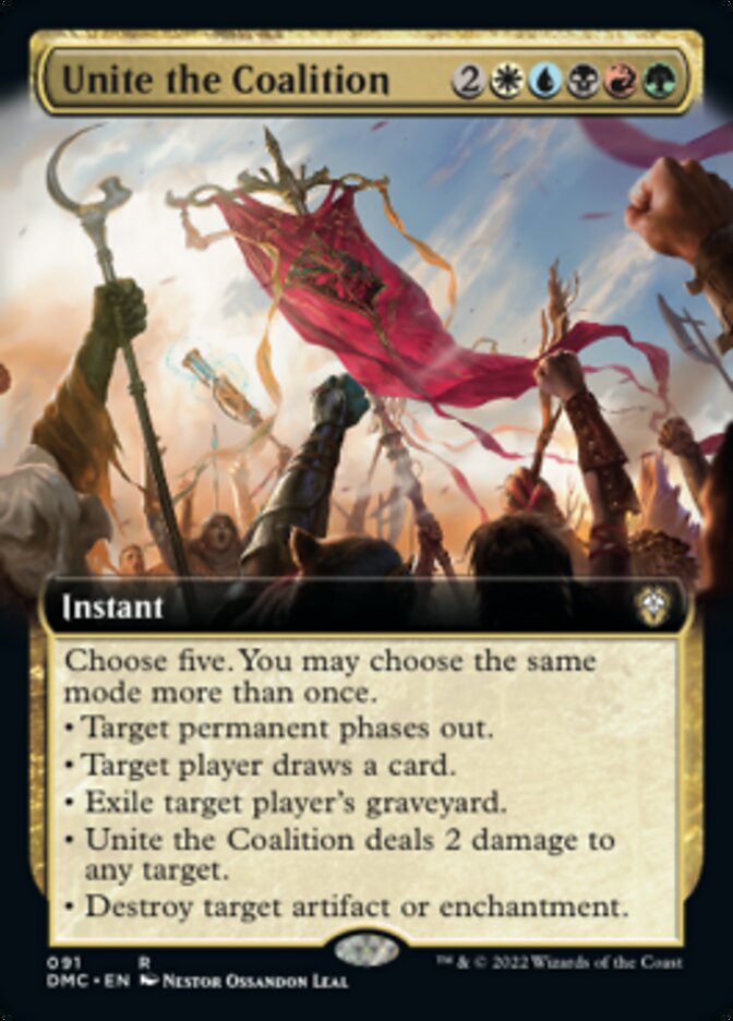 Unite the Coalition (Extended Art) [Dominaria United Commander] | Devastation Store