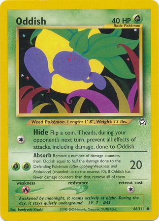 Oddish (68/111) [Neo Genesis Unlimited] | Devastation Store