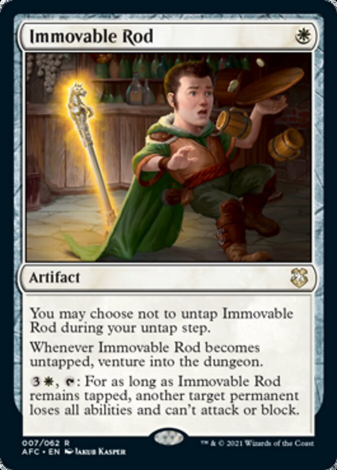 Immovable Rod [Dungeons & Dragons: Adventures in the Forgotten Realms Commander] | Devastation Store