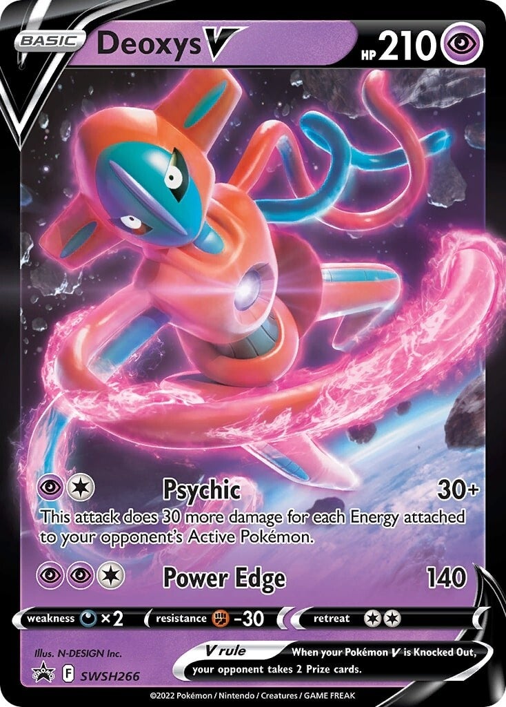 Deoxys V (SWSH266) [Sword & Shield: Black Star Promos] | Devastation Store