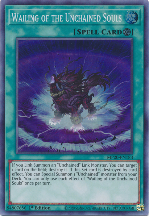 Wailing of the Unchained Souls [MP20-EN183] Super Rare | Devastation Store