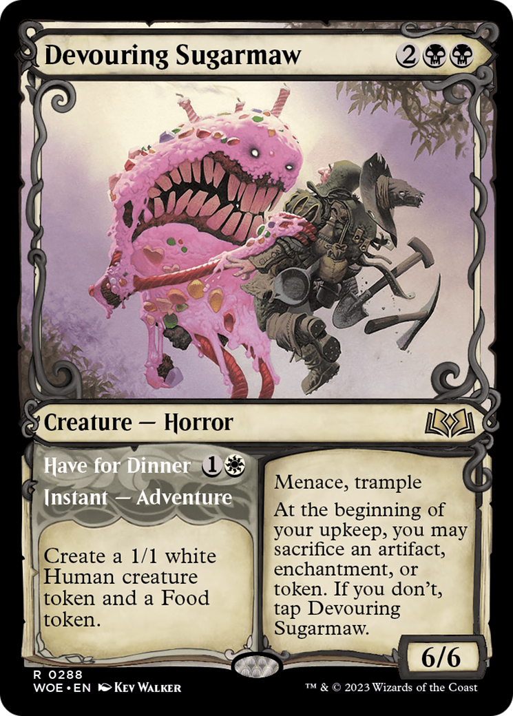 Devouring Sugarmaw // Have For Dinner (Showcase) [Wilds of Eldraine] | Devastation Store