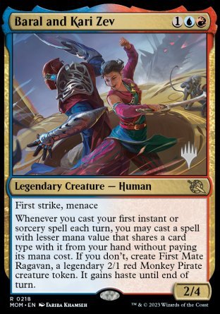 Baral and Kari Zev (Promo Pack) [March of the Machine Promos] | Devastation Store