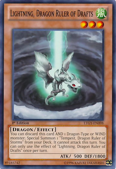 Lightning, Dragon Ruler of Drafts [LTGY-EN098] Common | Devastation Store