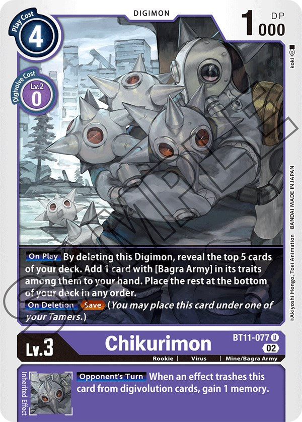 Chikurimon [BT11-077] [Dimensional Phase] | Devastation Store