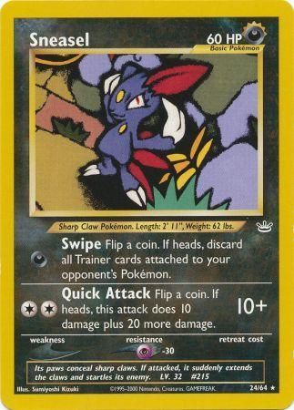 Sneasel (24/64) [Neo Revelation Unlimited] | Devastation Store