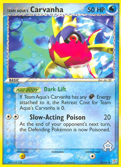 Team Aqua's Carvanha (25/95) [EX: Team Magma vs Team Aqua] | Devastation Store