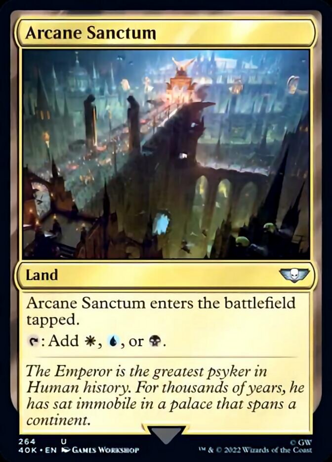 Arcane Sanctum (Surge Foil) [Universes Beyond: Warhammer 40,000] | Devastation Store