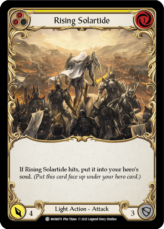 Rising Solartide (Yellow) [MON079] 1st Edition Normal | Devastation Store