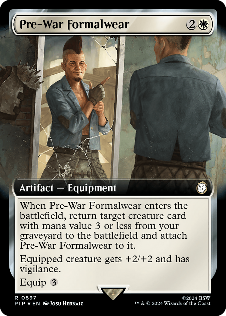 Pre-War Formalwear (Extended Art) (Surge Foil) [Fallout] | Devastation Store