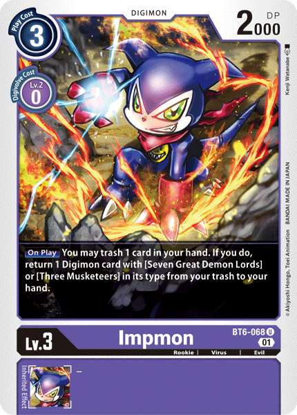 Impmon [BT6-068] [Double Diamond] | Devastation Store