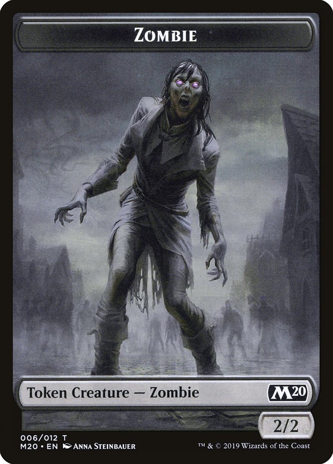 Zombie [Core Set 2020 Tokens] | Devastation Store