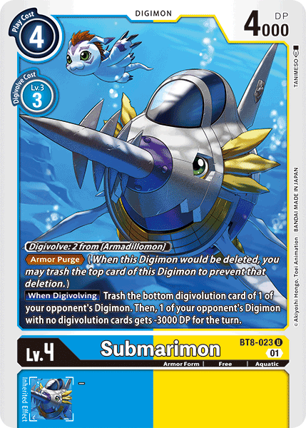 Submarimon [BT8-023] [New Awakening] | Devastation Store