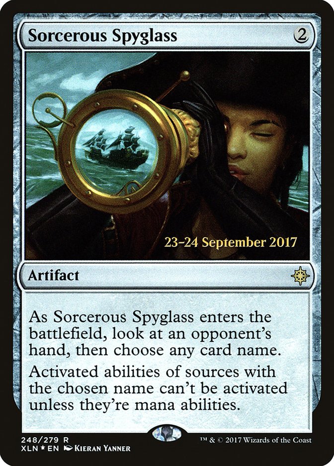 Sorcerous Spyglass  [Ixalan Prerelease Promos] - Devastation Store | Devastation Store