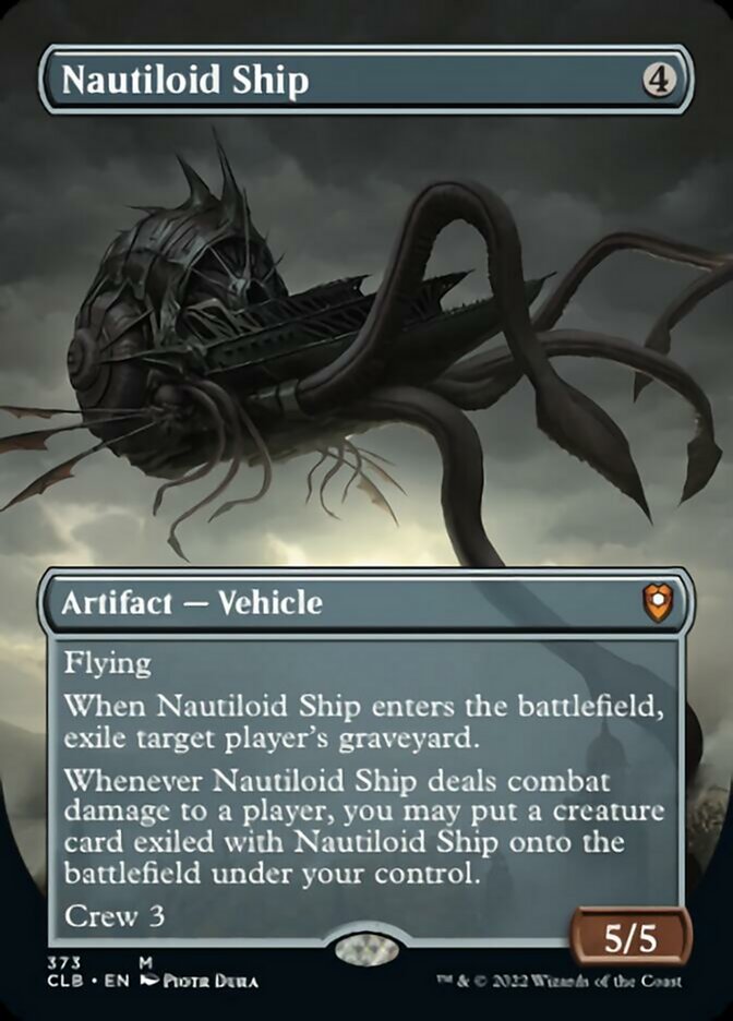 Nautiloid Ship (Borderless Alternate Art) [Commander Legends: Battle for Baldur's Gate] | Devastation Store