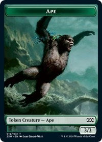 Ape // Elemental Double-sided Token [Double Masters Tokens] | Devastation Store