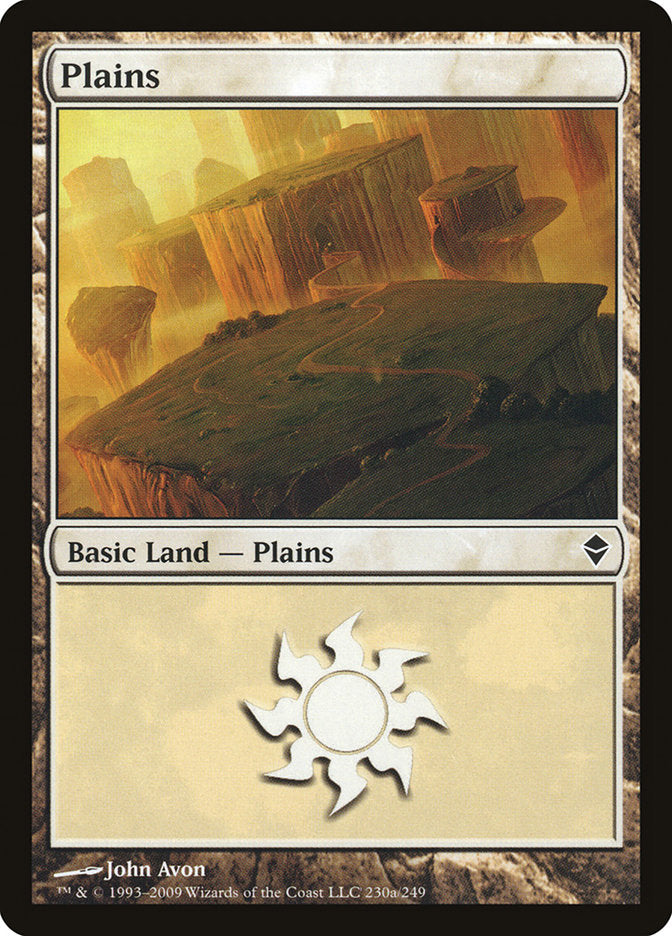 Plains (230a) [Zendikar] - Devastation Store | Devastation Store