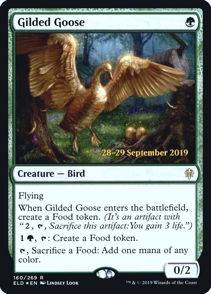 Gilded Goose  [Throne of Eldraine Prerelease Promos] | Devastation Store