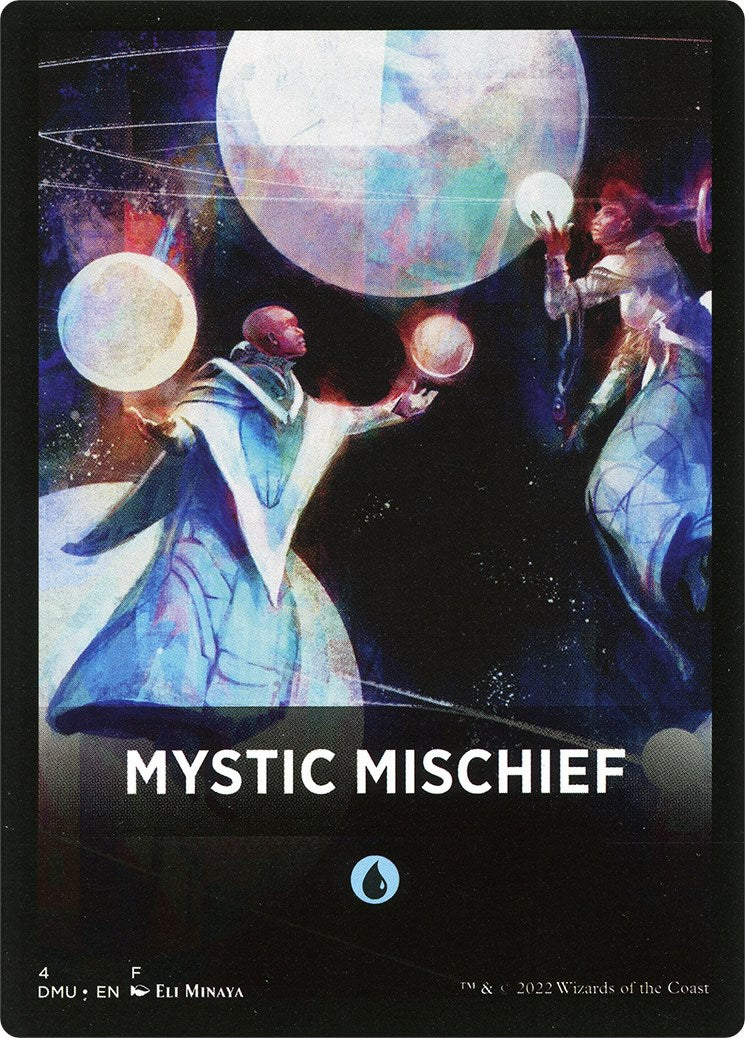 Mystic Mischief Theme Card [Dominaria United Tokens] | Devastation Store