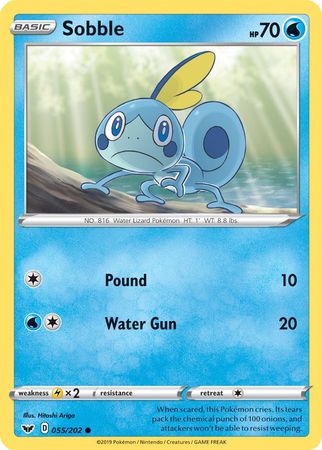 Sobble (055/202) (Premium Collection) [Sword & Shield: Base Set] | Devastation Store