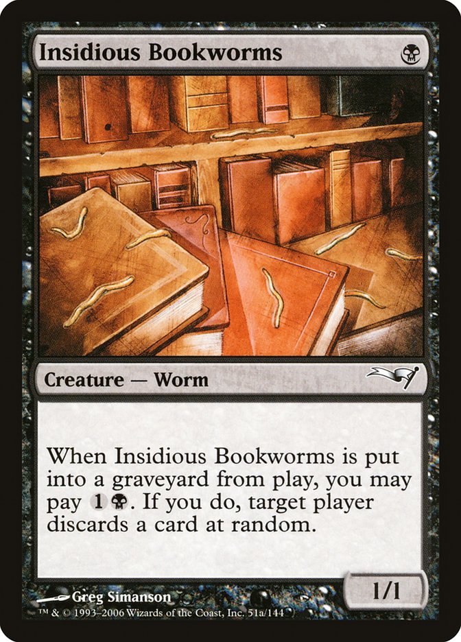 Insidious Bookworms [Coldsnap Theme Decks] - Devastation Store | Devastation Store