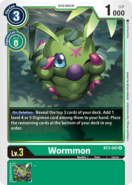 Wormmon [BT3-047] [Release Special Booster Ver.1.5] | Devastation Store