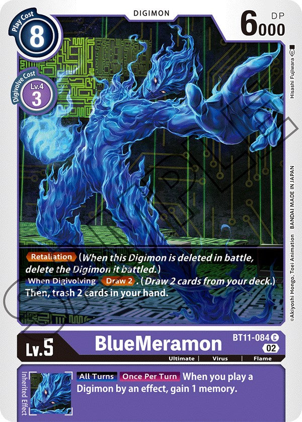 BlueMeramon [BT11-084] [Dimensional Phase] | Devastation Store