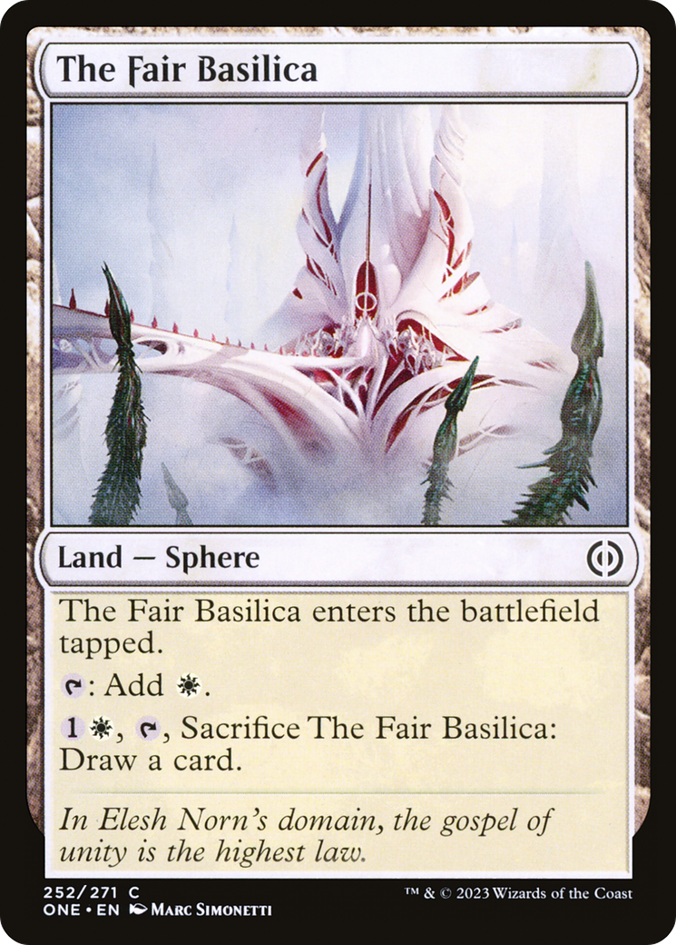 The Fair Basilica [Phyrexia: All Will Be One] | Devastation Store