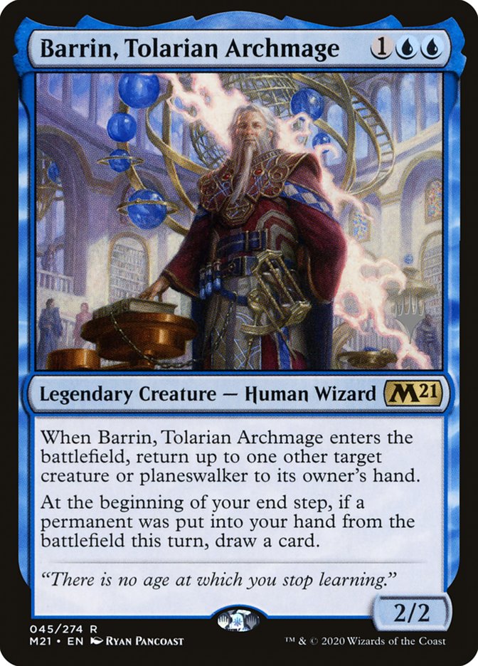 Barrin, Tolarian Archmage (Promo Pack) [Core Set 2021 Promos] | Devastation Store