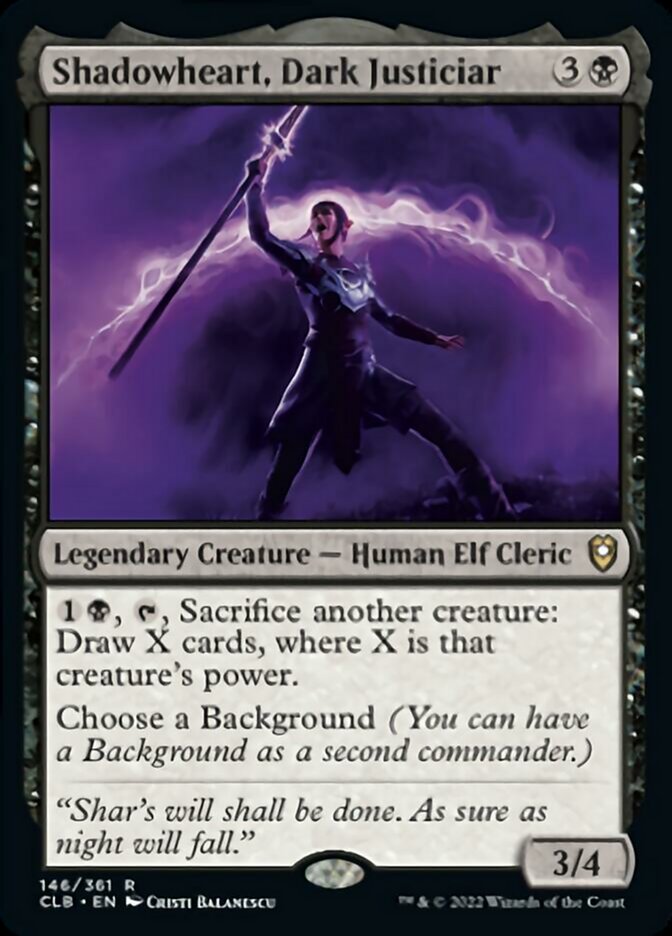 Shadowheart, Dark Justiciar [Commander Legends: Battle for Baldur's Gate] | Devastation Store