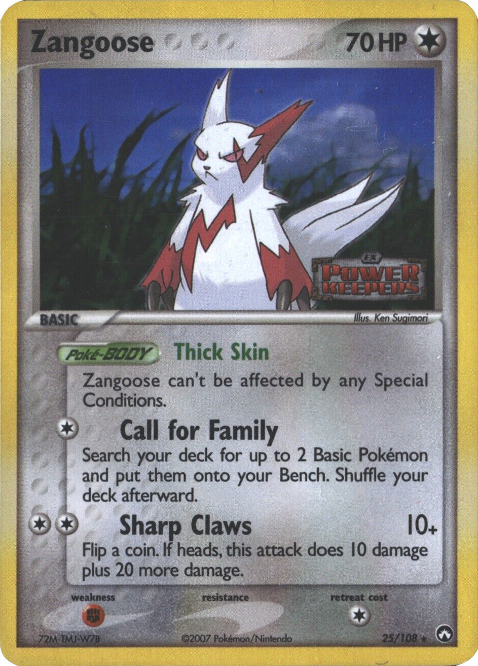 Zangoose (25/108) (Stamped) [EX: Power Keepers] | Devastation Store