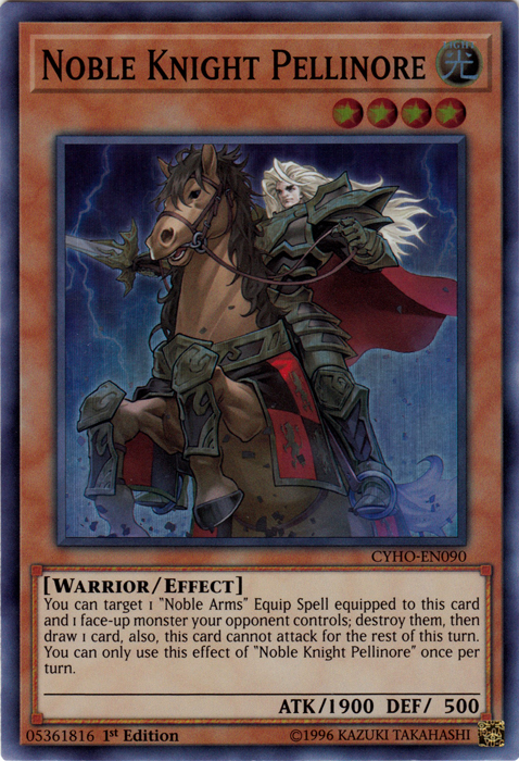 Noble Knight Pellinore [CYHO-EN090] Super Rare | Devastation Store