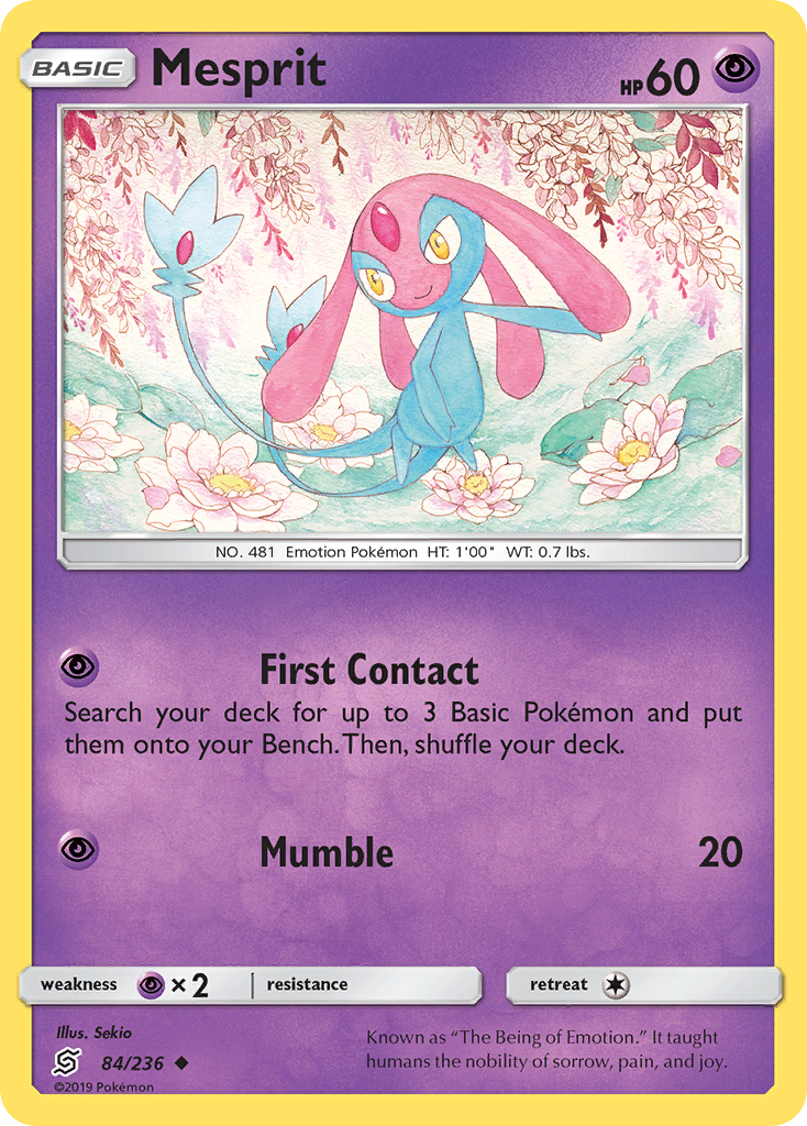 Mesprit (84/236) [Sun & Moon: Unified Minds] | Devastation Store