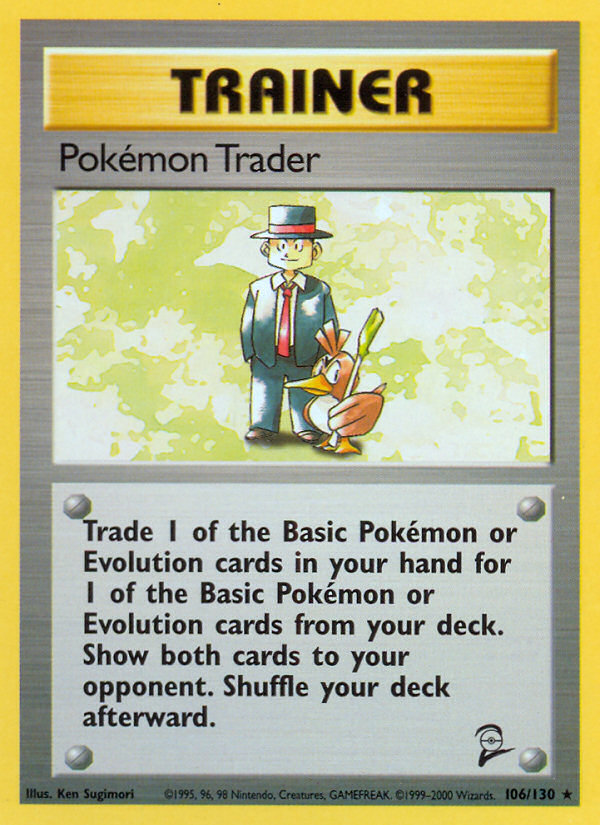 Pokemon Trader (106/130) [Base Set 2] | Devastation Store