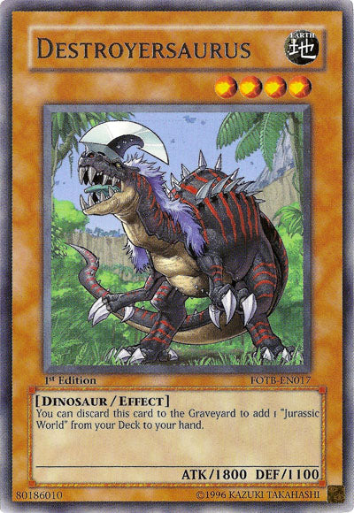Destroyersaurus [FOTB-EN017] Rare | Devastation Store
