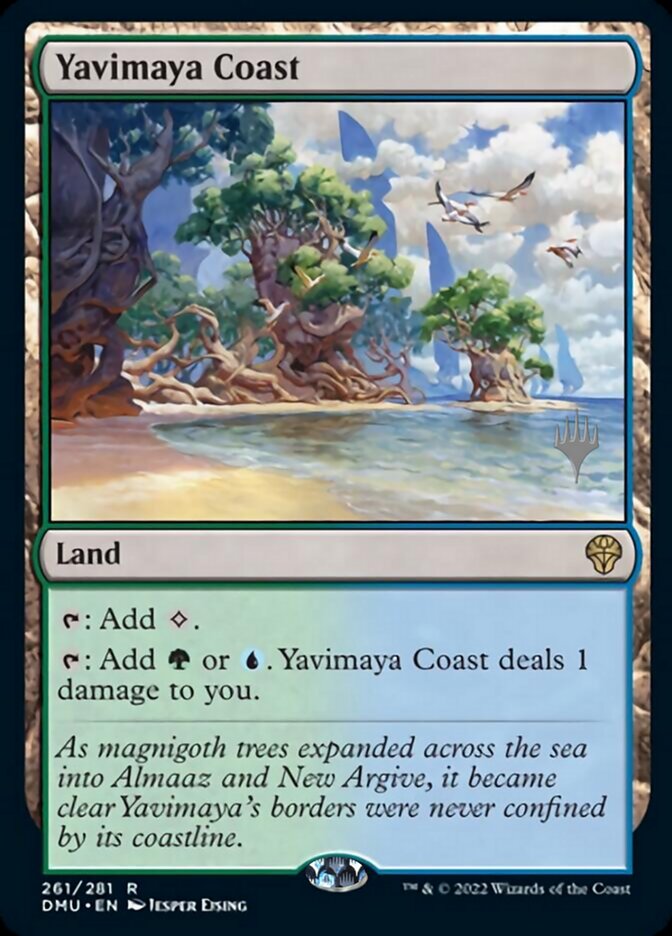 Yavimaya Coast (Promo Pack) [Dominaria United Promos] | Devastation Store