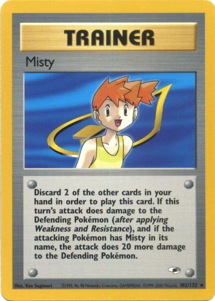 Misty (102/132) [Gym Heroes Unlimited] | Devastation Store