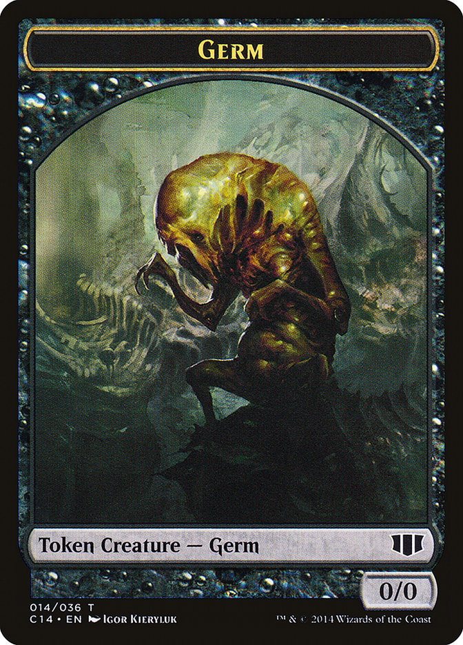 Germ // Zombie (016/036) Double-sided Token [Commander 2014 Tokens] | Devastation Store