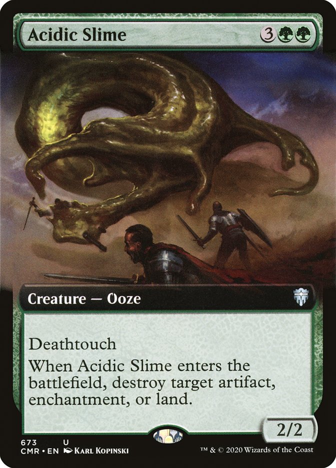 Acidic Slime (Extended) [Commander Legends] | Devastation Store